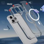 قاب محافظ مگ سیف آی پکی آیفون Apple iPhone 15 Pro iPaky MT - تصویر 4
