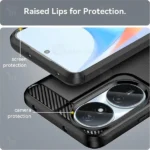 قاب فیبر کربنی هانر Honor X7b / Play 50 Plus Rugged Armor Fiber Carbon - تصویر 5