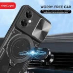 قاب ضد ضربه مگنتی OnePlus Nord N30 Magnetic Support Case دارای محافظ دوربین - تصویر 6