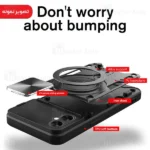 قاب ضد ضربه مگنتی OnePlus Nord N30 Magnetic Support Case دارای محافظ دوربین - تصویر 7