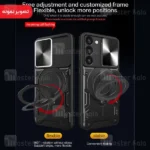 قاب ضد ضربه مگنتی Samsung Galaxy S24 Plus Magnetic Support Case دارای محافظ دوربین - تصویر 6