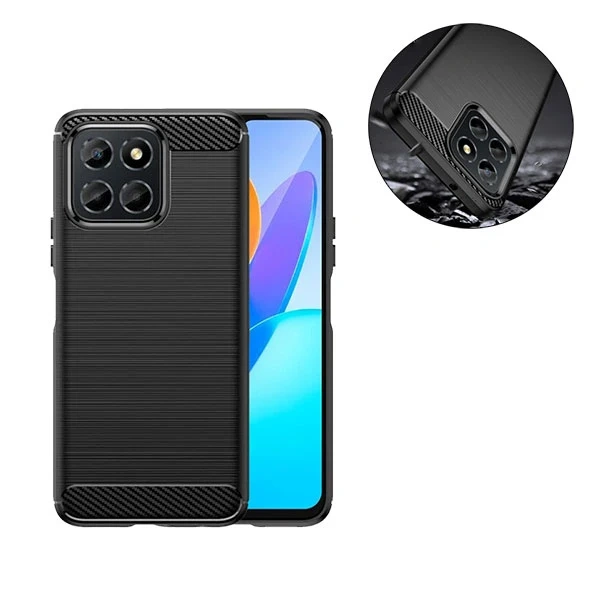 M172294BLACK-1-1 قاب فیبر کربنی Honor X6a Rugged Armor Fiber Carbon - تصویر 1