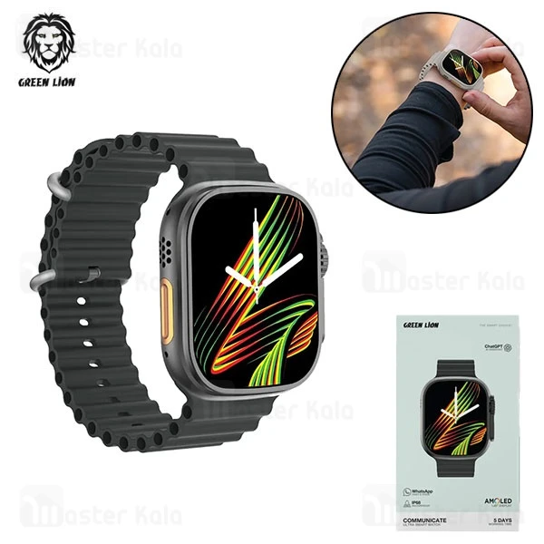 M173659BLACKBLACK-1 ساعت هوشمند گرین لاین Green Lion Communicate Ultra GNCOMSWABK - تصویر 1