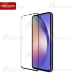 گلس تمام صفحه تمام چسب مانکی Samsung A17 Monkey Anti Static Glass - تصویر 3