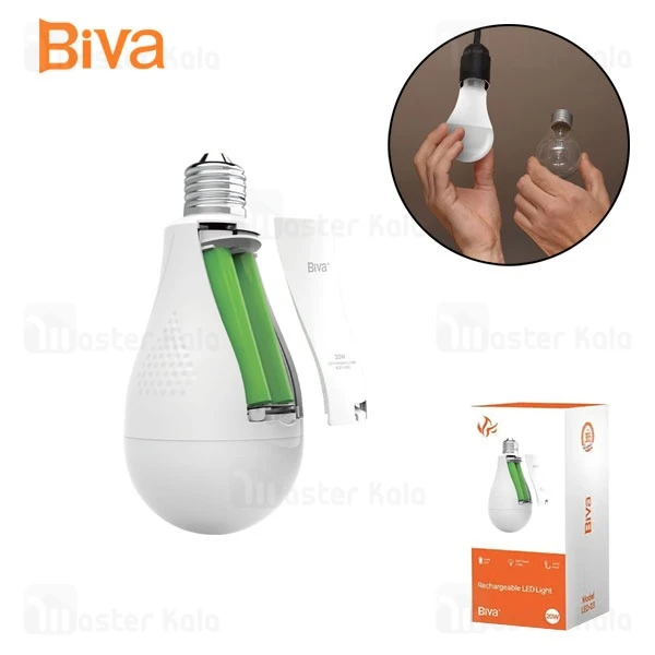 M173744COLOR863-1 لامپ اضطراری شارژی بیوا Biva LED-04 20W Rechargable LED Light - تصویر 1