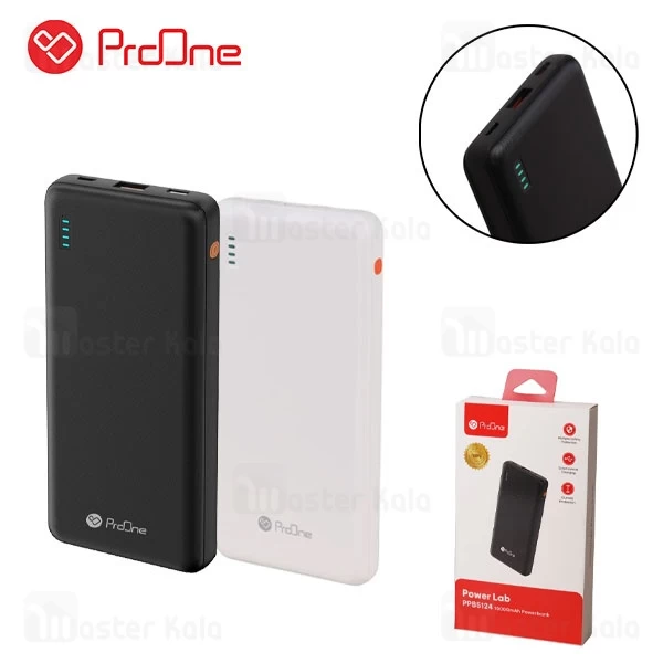 M174072WHITE-1 پاوربانک 10000 پرووان Proone PPB5124 توان 20 وات - تصویر 1