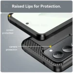قاب فیبر کربنی شیائومی Xiaomi Redmi 15 4G Rugged Armor Fiber Carbon - تصویر 6