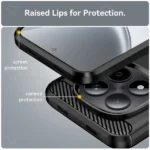 قاب فیبر کربنی شیائومی Xiaomi Redmi Note 15 Pro 5G Rugged Armor Fiber Carbon - تصویر 5