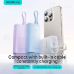پاوربانک 10000 روموس Romoss PHA10 Powerbank توان 22.5 وات - تصویر 3