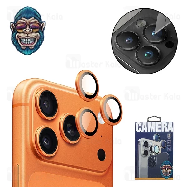 M183427NAVY-1 محافظ لنز فلزی دوربین مانکی Apple iPhone 17 Pro / 17 Pro Max Monkey Camera Lens - تصویر 1
