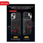 قاب ضد ضربه مگنتی Xiaomi Redmi 10C Magnetic Support Case دارای محافظ دوربین - تصویر 3