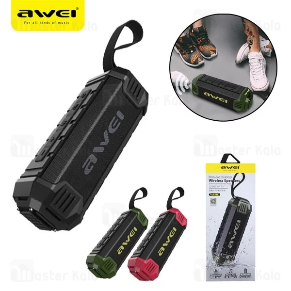 M91255BLACK-1 اسپیکر بلوتوث اوی Awei Y280 رم خور - تصویر 1