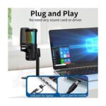 میکروفون جیماری JMARY MC-PW13 RGB Desktop USB Microphone - تصویر 2
