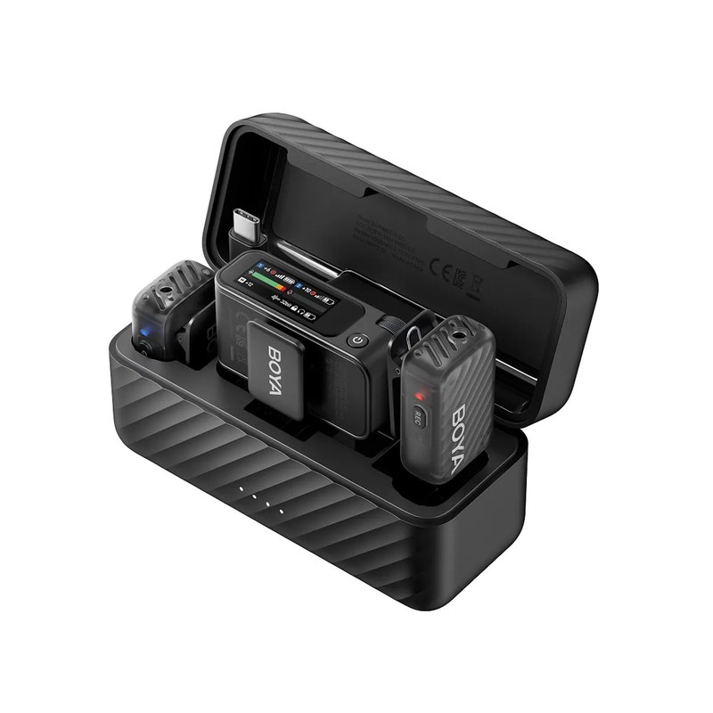 product-32a62ad5ba5a3e6e-800px-50kb میکروفون بویا BOYAMIC 2-02 AI-Powered 2-Person Wireless Microphone System - تصویر 1