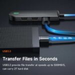 هاب 5 پورت تایپ سی مک دودو Mcdodo 5in1 USB-C Hub HU-143 - تصویر 6