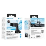 هولدر موبایل بروفون Borofone BH107 Ascend pull clip car holder - تصویر 3