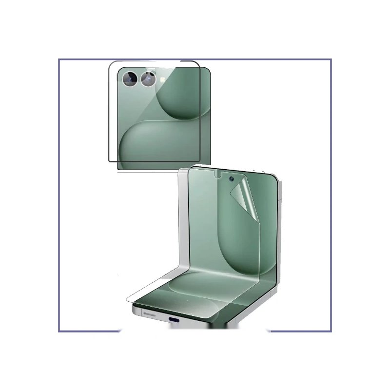 E206646-1-v11-side-anchored-fo-786f746fe9f3 پک محافظ Z Flip 8 & 7 گرین لاین Green Lion GNPRZFLIP8CL - تصویر 1