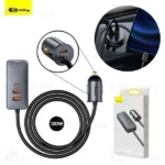 شارژر فندکی بیسوس Baseus Share Together CCBX-120C2 CCBT-A0G توان 120 وات