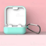 کاور محافظ سیلیکونی هندزفری Xiaomi Air 2 SE / Mi True Wireless Earphone 2 Basic Case دارای قلاب آویز - تصویر 3