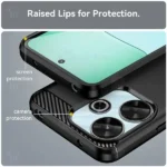 قاب فیبر کربنی شیائومی Xiaomi Redmi 13 4G / Poco M6 4G Rugged Armor Fiber Carbon - تصویر 4