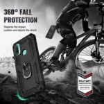 گارد محافظ ضد ضربه انگشتی موتورولا Motorola Moto E40 Armor Shockproof Case - تصویر 5