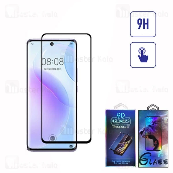 M151701BLACK-1 گلس تمام صفحه تمام چسب خمیده Huawei Nova 8 / Nova 8 5G Curved Glass - تصویر 1