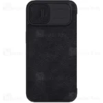 کیف چرمی نیلکین آیفون Apple iPhone 14 Plus Nillkin Qin Pro Leather Case دارای محافظ دوربین - تصویر 9