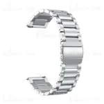 بند فلزی ساعت هوشمند شیائومی Xiaomi Amazfit Bip 3 Wrist Metal Strap - تصویر 3