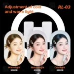 رینگ لایت بیوا Biva RL-03 65W LED Soft Ring Light سایز 21 اینچ با سه پایه و 3 هولدر - تصویر 10