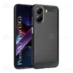 قاب فیبر کربنی شیائومی Xiaomi Redmi Turbo 4 / Poco X7 Pro 5G Rugged Armor Fiber Carbon