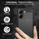 قاب فیبر کربنی شیائومی Xiaomi Redmi Turbo 4 / Poco X7 Pro 5G Rugged Armor Fiber Carbon - تصویر 5