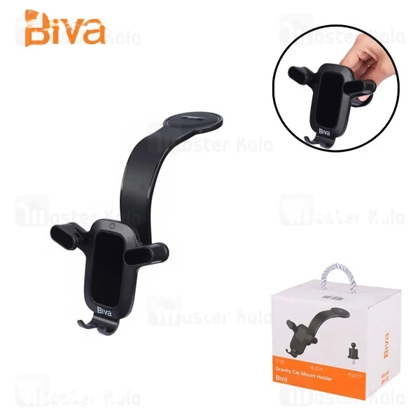 M162626BLACK-1 هولدر چندکاره بیوا Biva BH-30 Gravity Car Mount Holder - تصویر 1