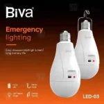 لامپ اضطراری شارژی بیوا Biva LED-03 20W Rechargable LED Light - تصویر 4