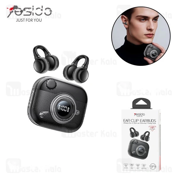 M174384BLACK-1 هندزفری بلوتوث یسیدو Yesido YSP31 - تصویر 1