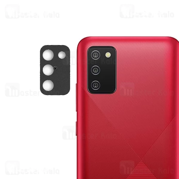 M180835BLACK-1 محافظ لنز فلزی دوربین موبایل Samsung Galaxy A03s / A02s / M02s Metal Lens - تصویر 1