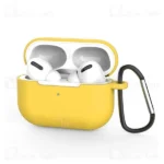 کاور محافظ سیلیکونی هندزفری اپل Apple AirPods 3 Silicone Case دارای قلاب آویز - تصویر 3