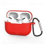 کاور محافظ سیلیکونی هندزفری اپل Apple AirPods 3 Silicone Case دارای قلاب آویز - تصویر 5