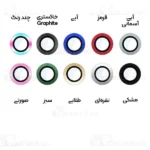 پک 3تایی محافظ لنز فلزی دوربین آیفون Apple iPhone 12 Pro Max Metal Ring Lens Protector - تصویر 2