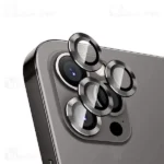 پک 3تایی محافظ لنز فلزی دوربین آیفون iPhone 13 Pro / iPhone 13 Pro Max Metal Ring Lens Protector - تصویر 4
