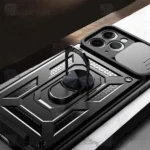 گارد محافظ ضد ضربه انگشتی آیفون Apple iPhone 11 Pro Max SHUNIJA Armor Case دارای محافظ دوربین - تصویر 2