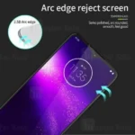 محافظ صفحه شیشه ای تمام صفحه تمام چسب موتورولا Motorola One Macro / G8 Play 9D Glass - تصویر 3