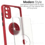 قاب مات هیبریدی انگشتی Samsung Galaxy S20 Matte Hybrid Ring Case - تصویر 7