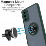 قاب مات هیبریدی انگشتی Samsung Galaxy S20 Matte Hybrid Ring Case - تصویر 9