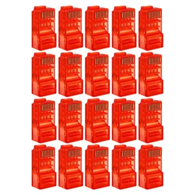 سوکت شبکه Cat6 مدل RJ45 بسته 20 عددی