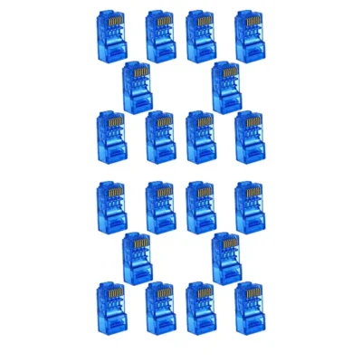 سوکت شبکه Cat6 مدل BRJ45 بسته 20 عددی