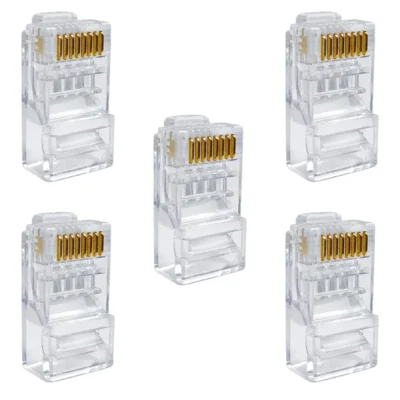 سوکت شبکه Cat6 لگرند مدل UTP بسته 5 عددی