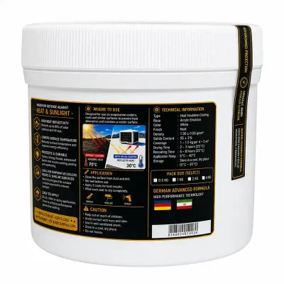 عایق حرارتی کولر اوفلاس مدل سولار هیت وزن 1 کیلوگرم