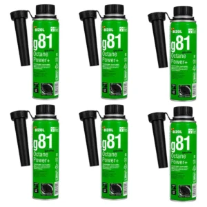 اکتان خودرو بنزینی بیزول مدل g81 حجم 300 میلی‌لیتر بسته 6 عددی