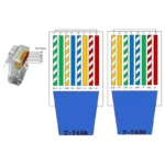 سوکت شبکه Cat6 لگرند مدل UTP بسته 200 عددی