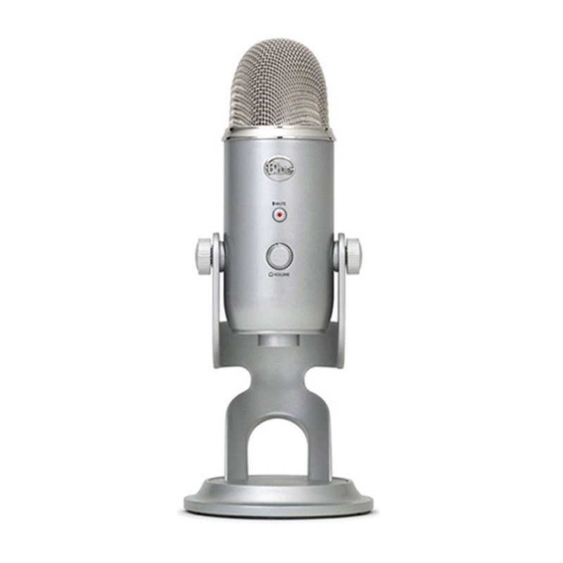 product-03607b91bec2426e-800px-50kb-2 میکروفن کندانسر بلو BLUE Yeti Microphone رنگ طوسی - تصویر 1